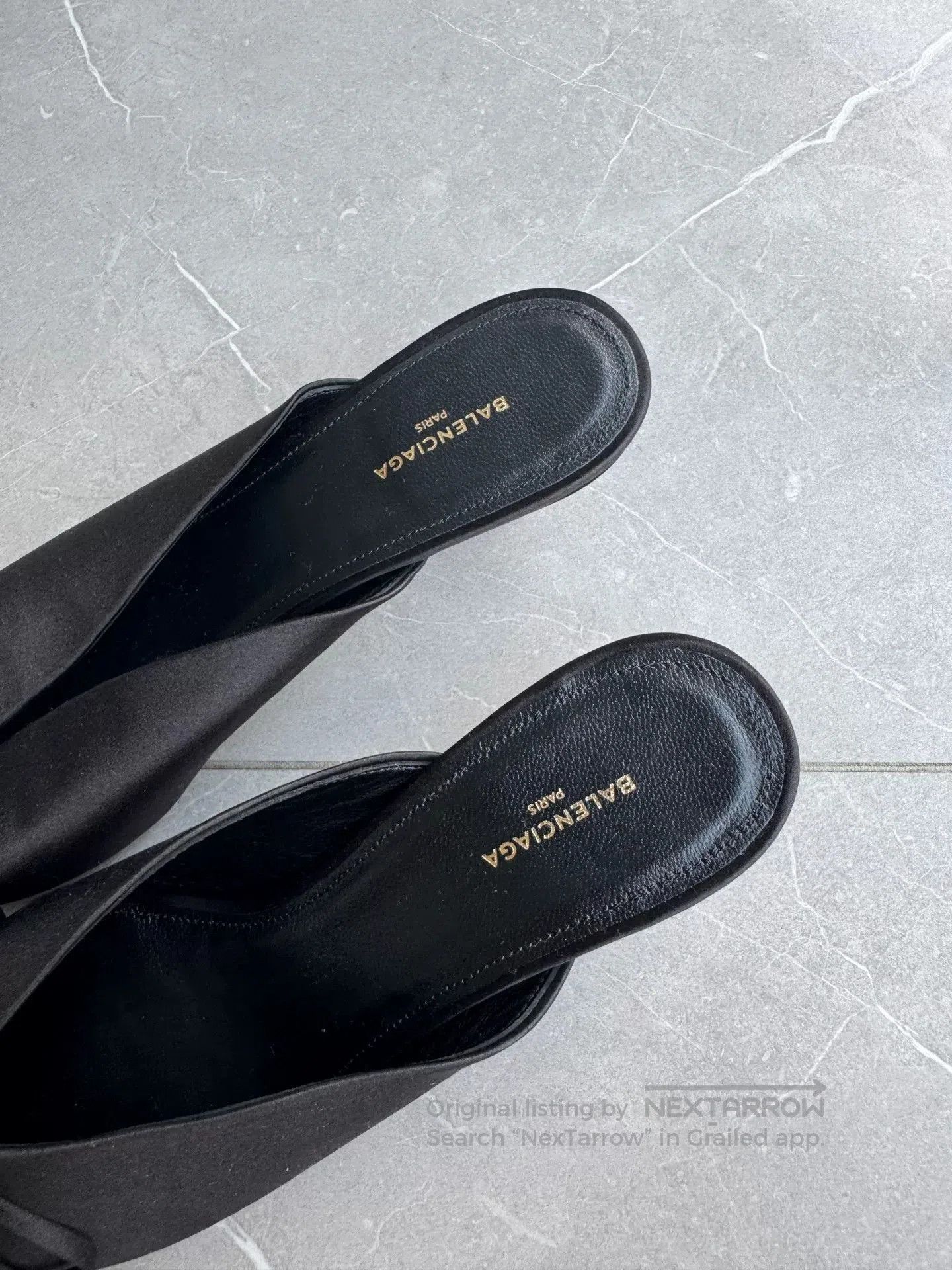Balenciaga Balenciaga Black Satin Knife Pointed Heels. Size US 6 / IT 36 - 5 Thumbnail