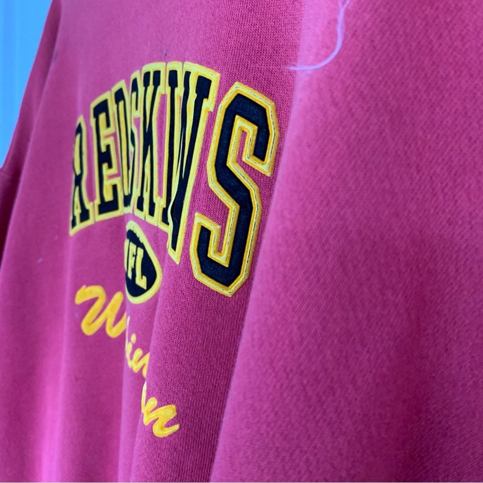 Lee VINTAGE LEE SPORT WASHINGTON REDSKINS EMBROIDERED SWEATSHIRT Size US XL / EU 56 / 4 - 5 Thumbnail