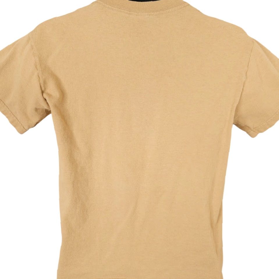 Gildan VINTAGE Elvis Presley T Shirt Mens Size Small Beige Y2K King Of Rock Overdose Shirt Size US S / EU 44-46 / 1 - 4 Thumbnail
