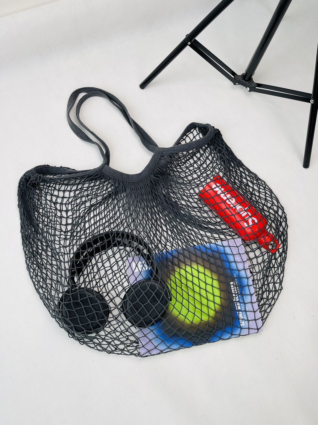 Japanese Brand Vintage Y2K Shopper Crossbody Bag With Pockets Streetwear Size ONE SIZE - 1 Thumbnail