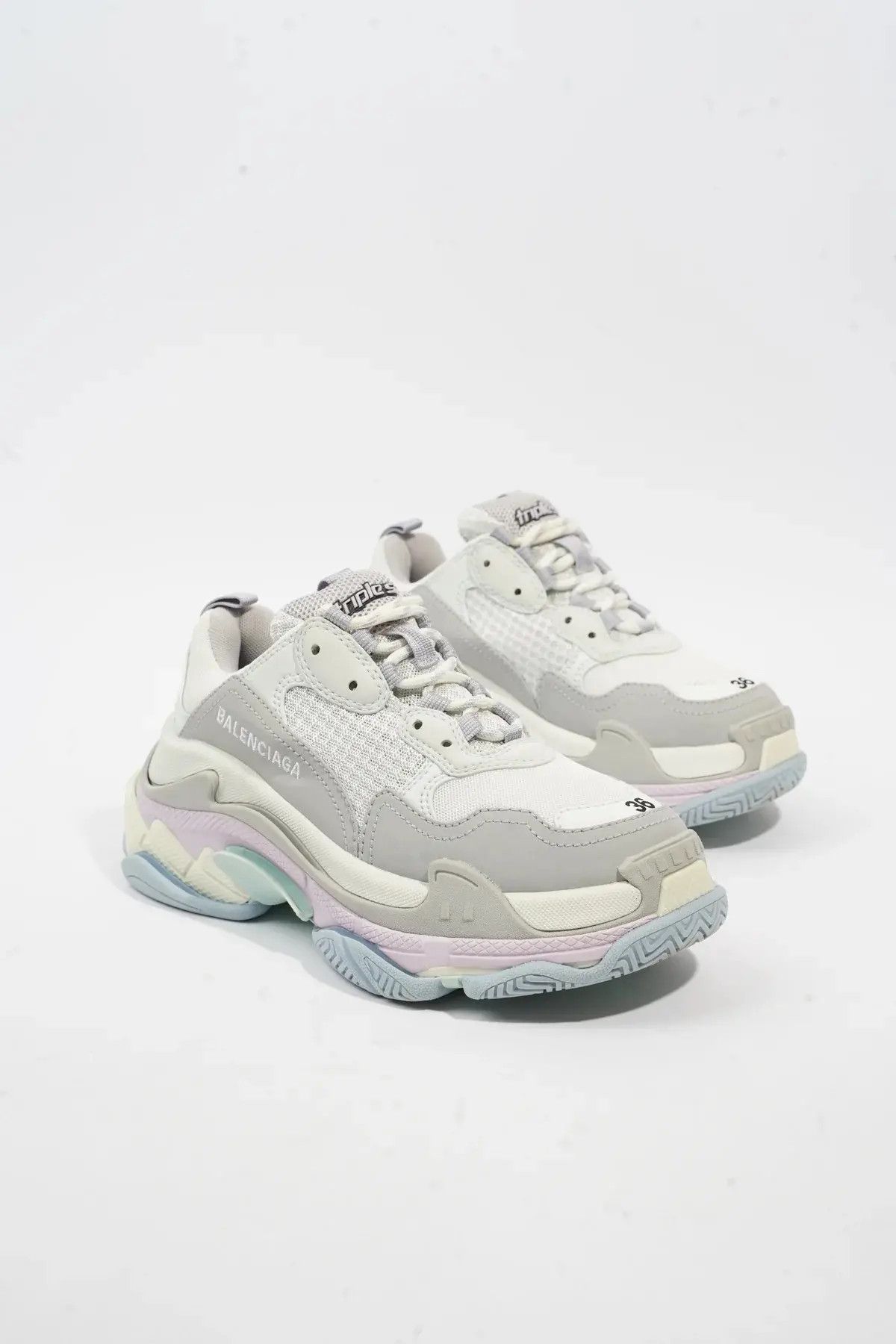 Balenciaga o1bcso1str1224 Triple S Sneakers in Multicolor Size US 8 / IT 38 - 2 Thumbnail