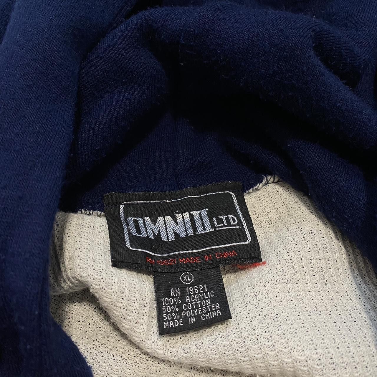 Other Boxy Navy blue vintage hoodie Vintage Retro 90s rap Size US XL / EU 56 / 4 - 4 Thumbnail