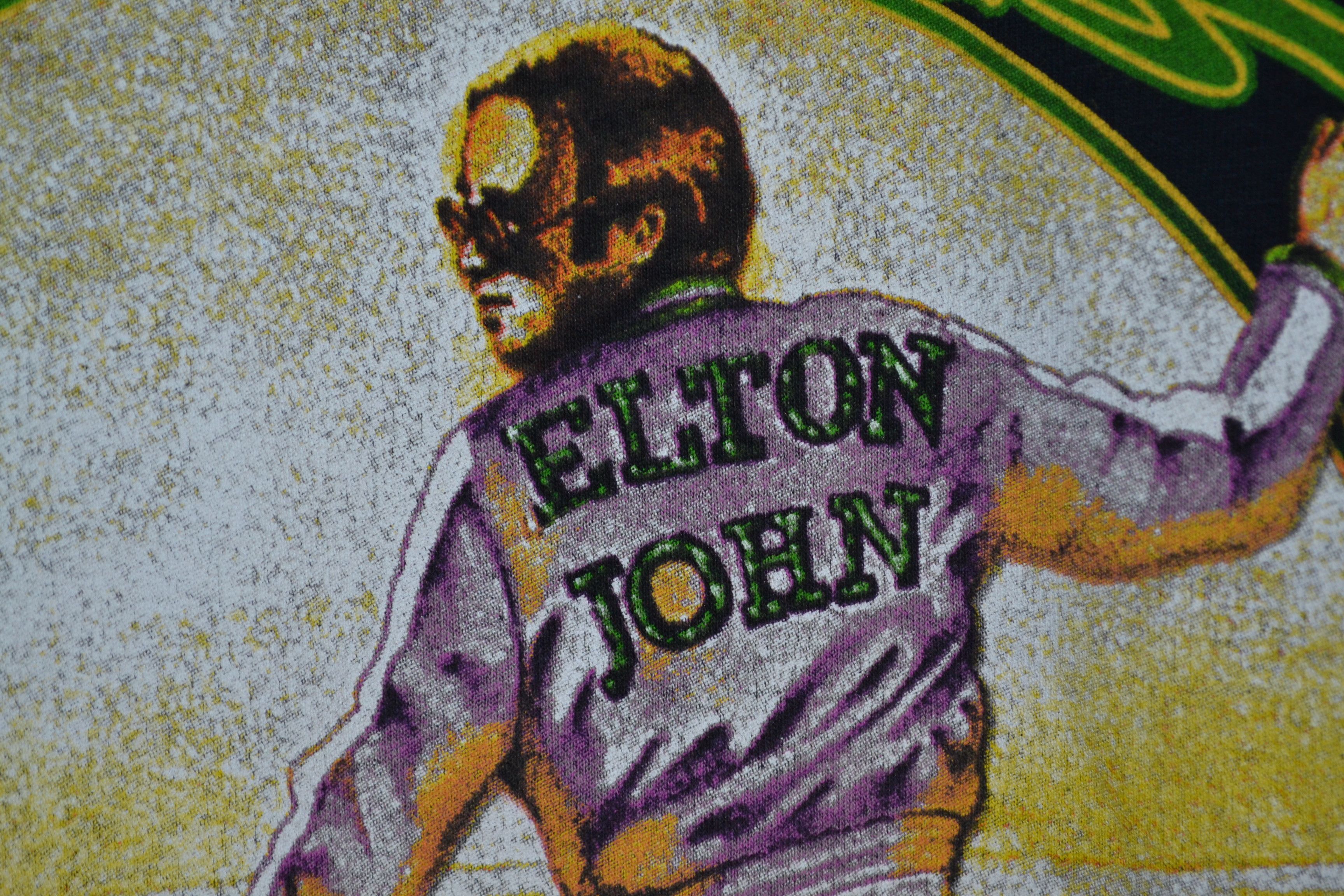 Band Tees Elton John Goodbye Yellow Brick Road World Tour 2014 T-shirt Size US L / EU 52-54 / 3 - 4 Thumbnail