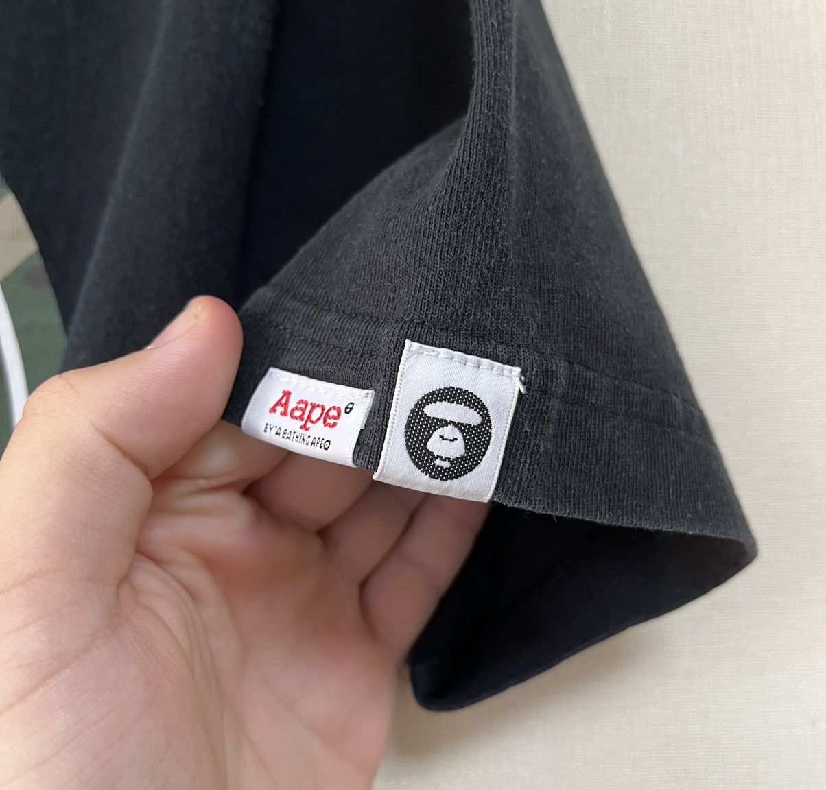 Aape Aape Bape circle logo t-shirt tee big logo Size US S / EU 44-46 / 1 - 2 Thumbnail