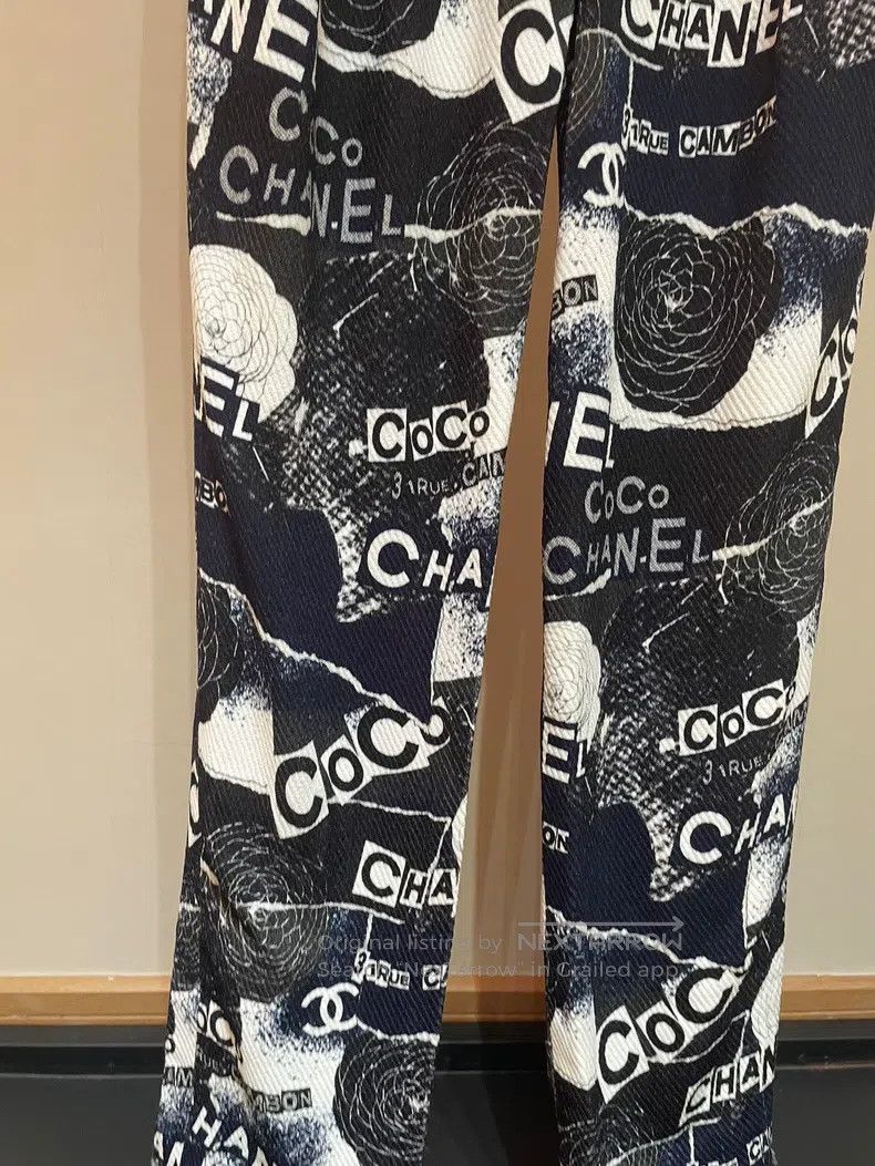 Chanel Chanel Camelia letter graffiti satin stitching one-shoulde Size 24" / US 00 / IT 34 - 2 Thumbnail