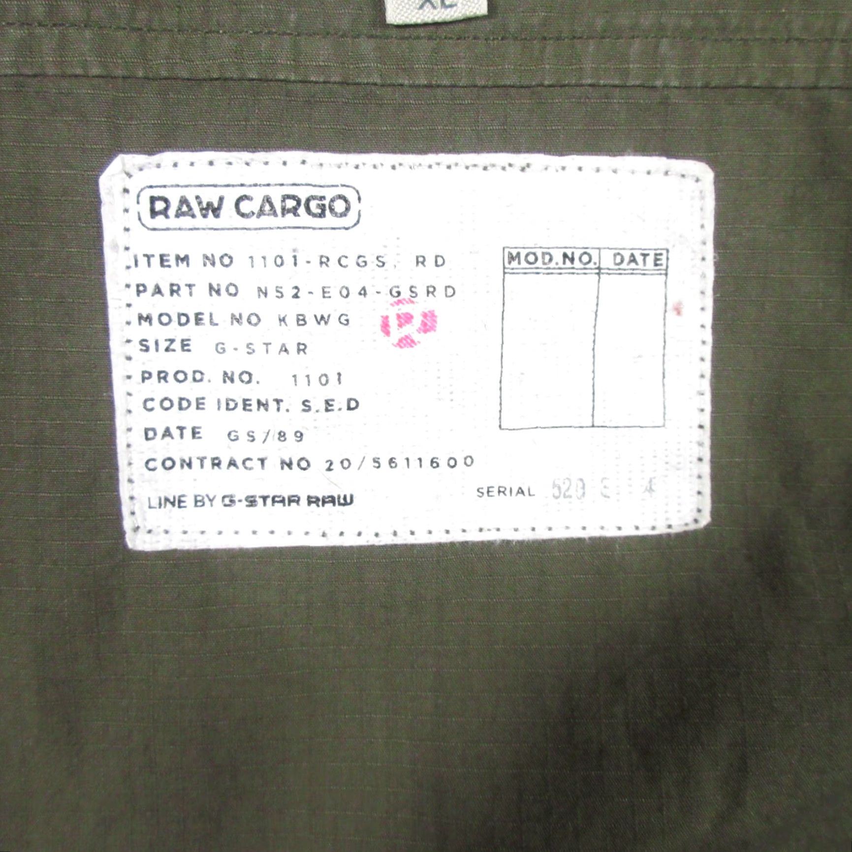 G-Star G-Star Raw Cargo Jacket Womens XL Green Brown Military Epaulets Utility Grunge Jacket Size XL / US 12-14 / IT 48-50 - 5 Thumbnail