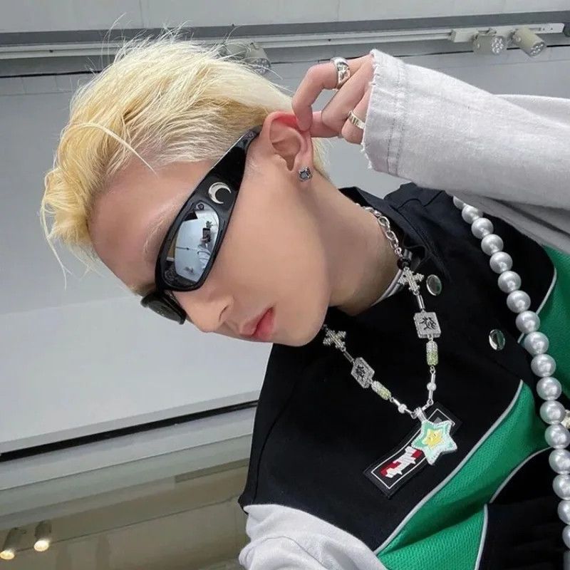 Electric Visual × Vintage Crescent Moon Y2K Vintage Hip Hop Street Shades Size ONE SIZE - 1 Thumbnail