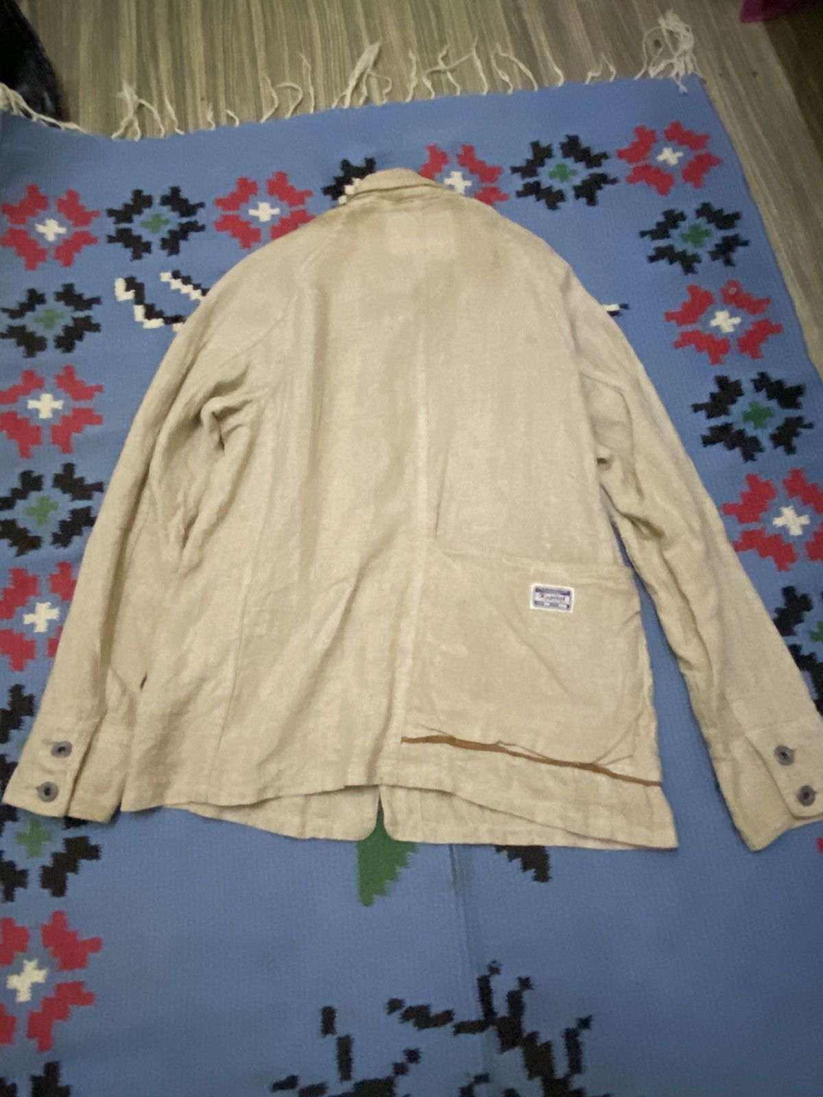 Kapital KAPITAL LIFE LEATHER LINING LINEN JACKET Size US S / EU 44-46 / 1 - 2 Thumbnail
