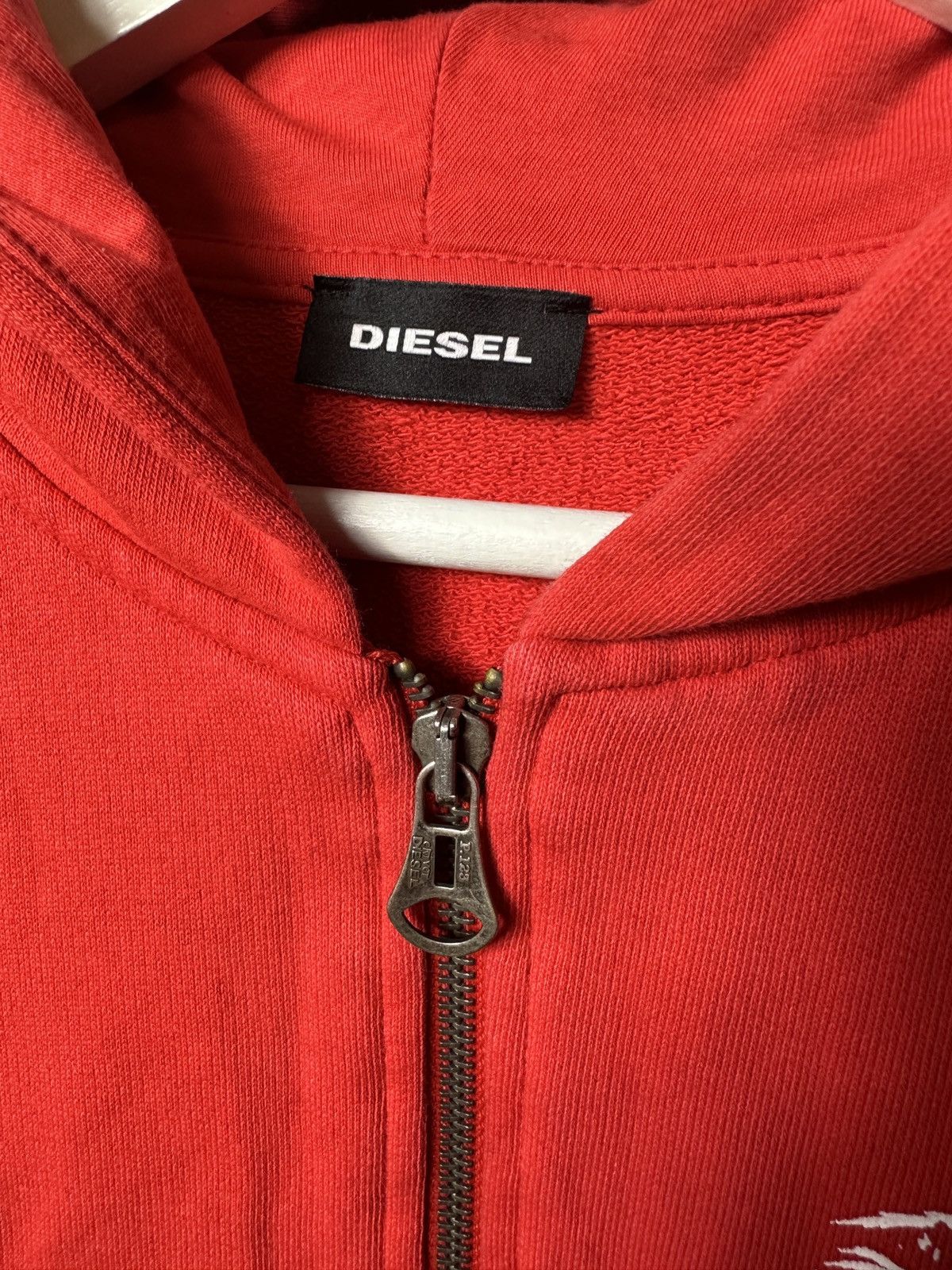 Diesel DIESEL BLANK RED PUNK ROCK ADULT COTTON HOODIE Size US M / EU 48-50 / 2 - 5 Thumbnail