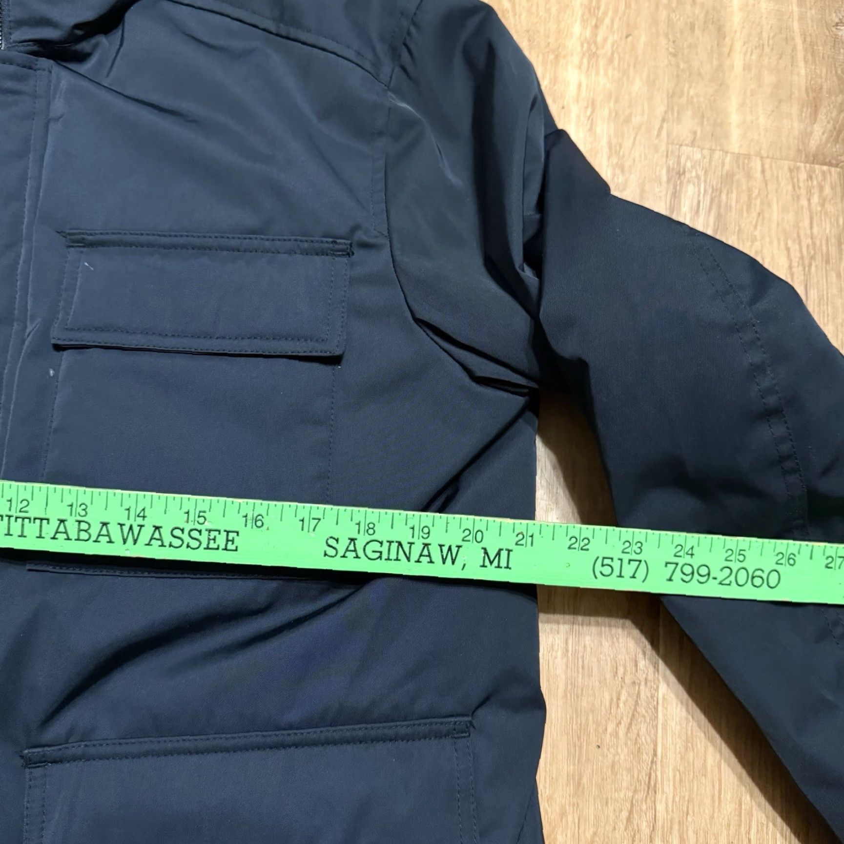 UNTUCKit UNTUCKit Utility Jacket Mens Large Black Full Zip Water Resistant Outdoor Dad Jacket Mens L Black Outdoor All Seasons Size US L / EU 52-54 / 3 - 6 Thumbnail