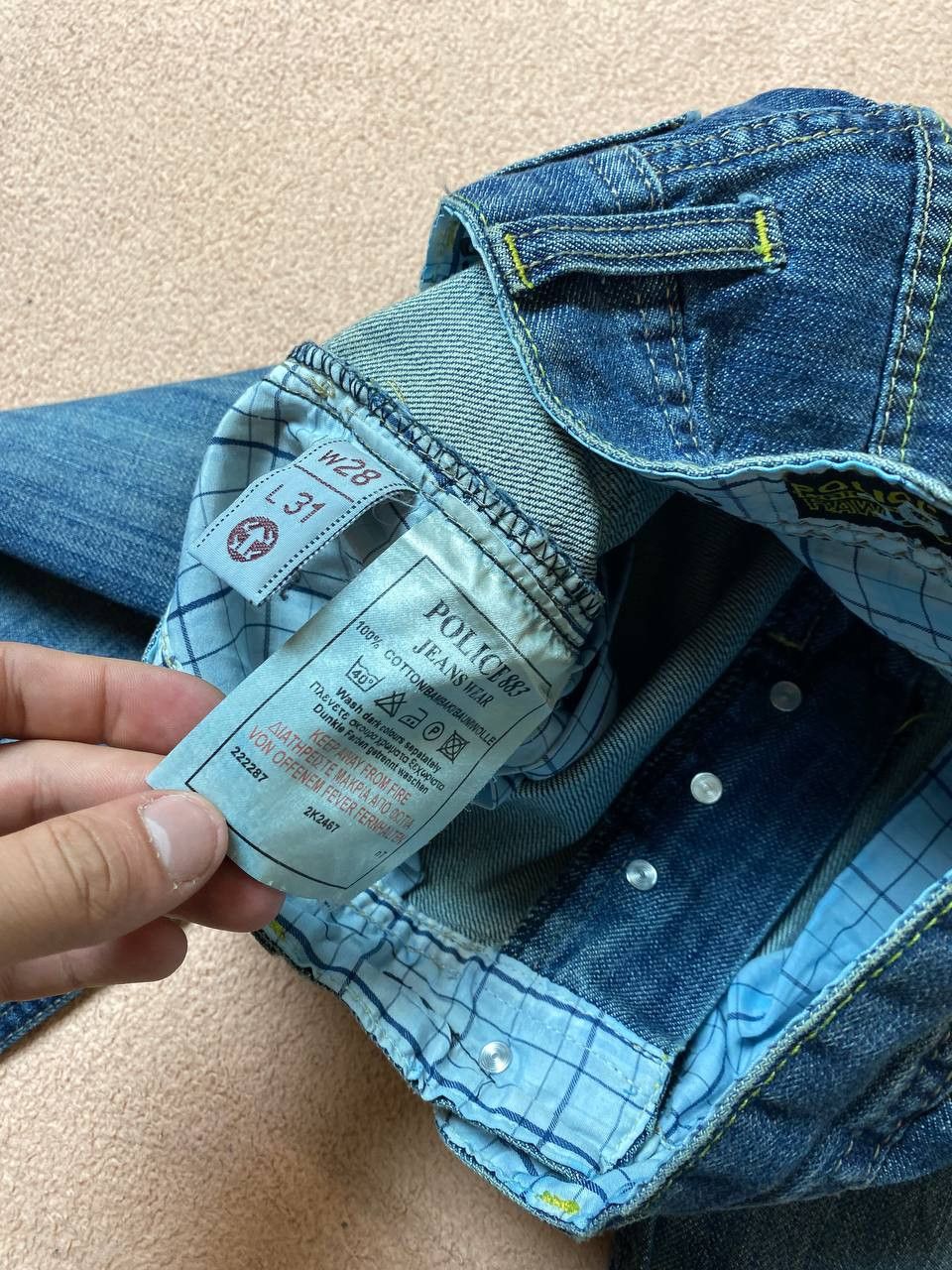 Vintage Vintage Y2K distressed Flare denim pants Size US 28 / EU 44 - 2 Thumbnail