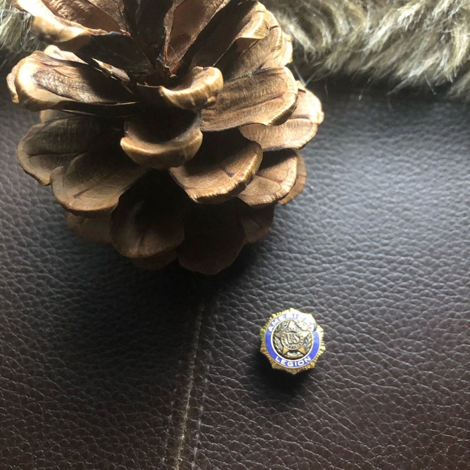 Other Antique 1866 American Legion suit uniform button cover Size ONE SIZE - 2 Thumbnail