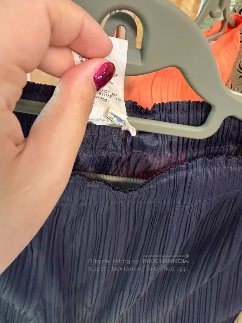 Issey Miyake Issey Miyake size:3 Blue Straight Pants Size 22" - 3 Thumbnail