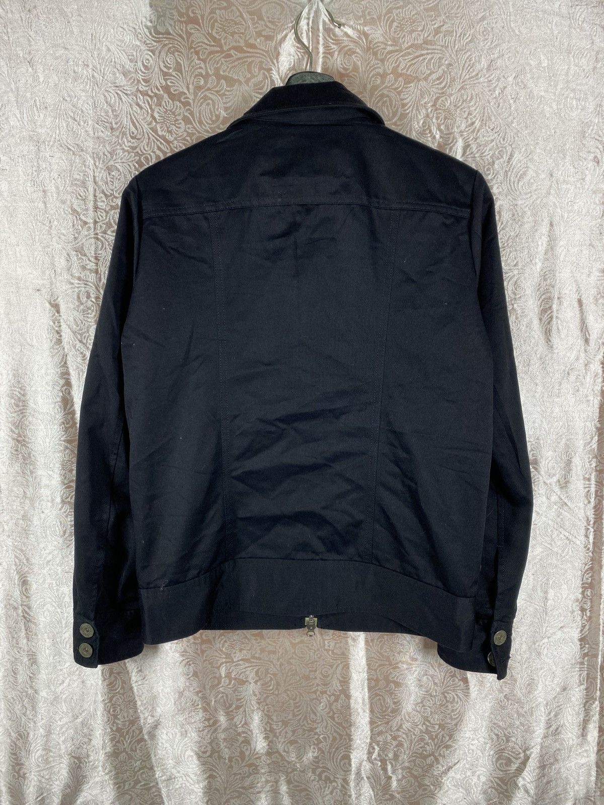 JACKROSE Jackrose Black Trucker Jacket Zip Streetwear Workwear Style Size US S / EU 44-46 / 1 - 8 Thumbnail