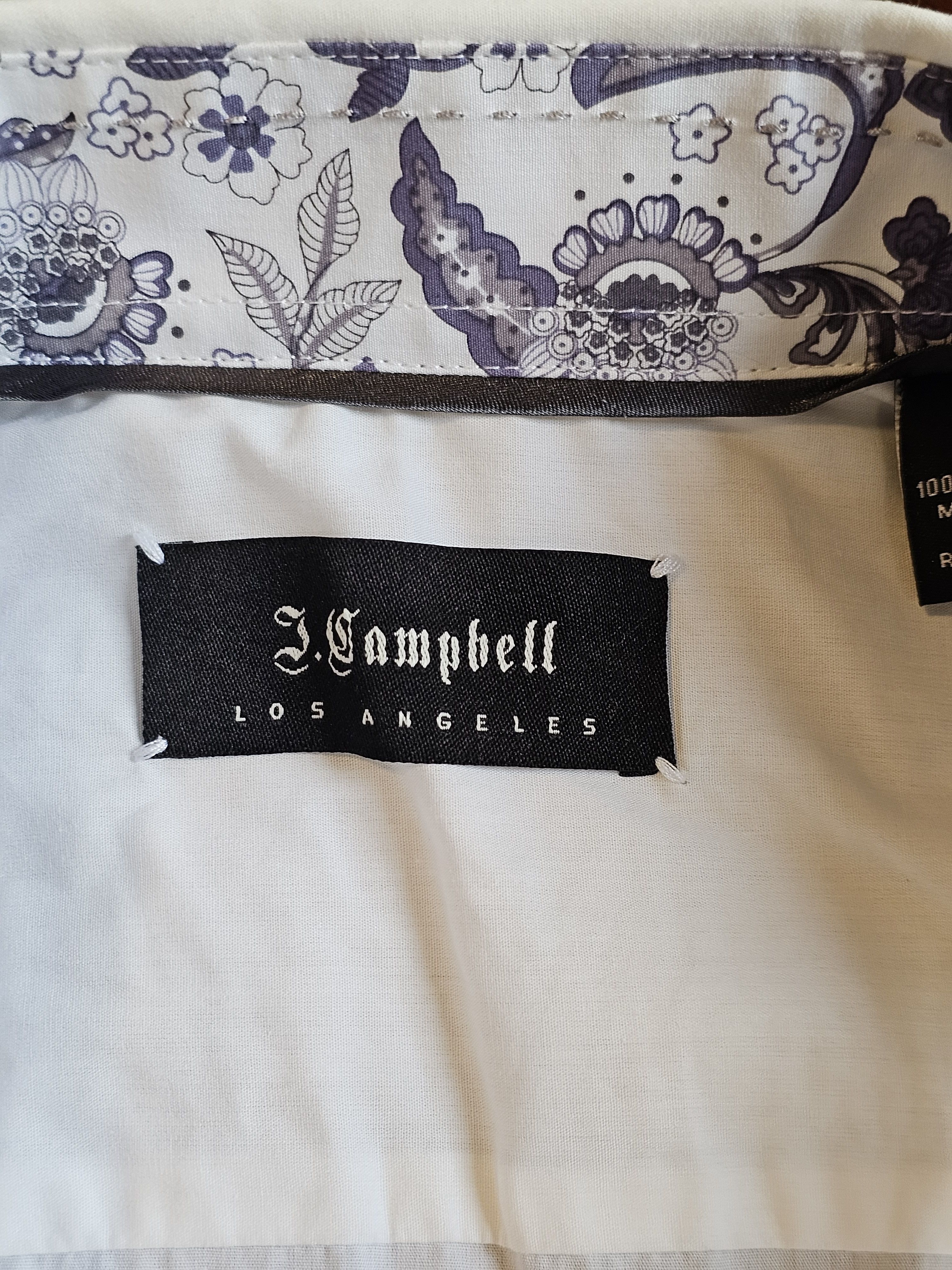 Other J. Campbell Los Angeles Button Down Men's Small EUC. Size US S / EU 44-46 / 1 - 4 Thumbnail