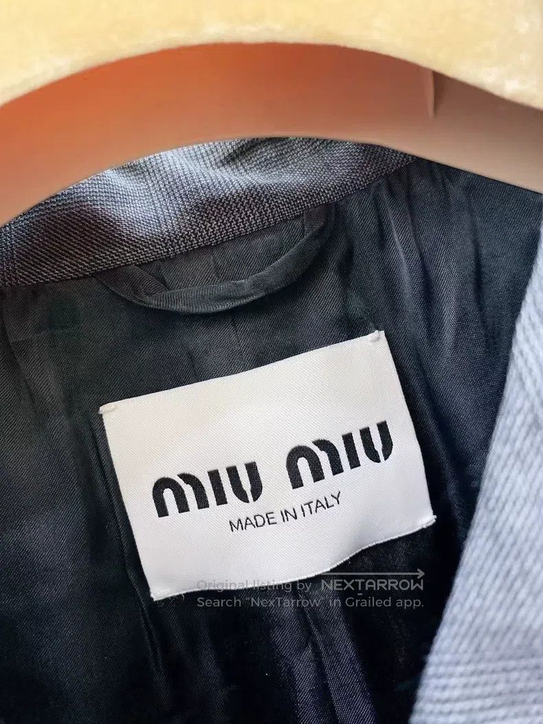 Miu Miu Miu Miu 38 Letter windbreaker coat coat Size M / US 6-8 / IT 42-44 - 5 Thumbnail