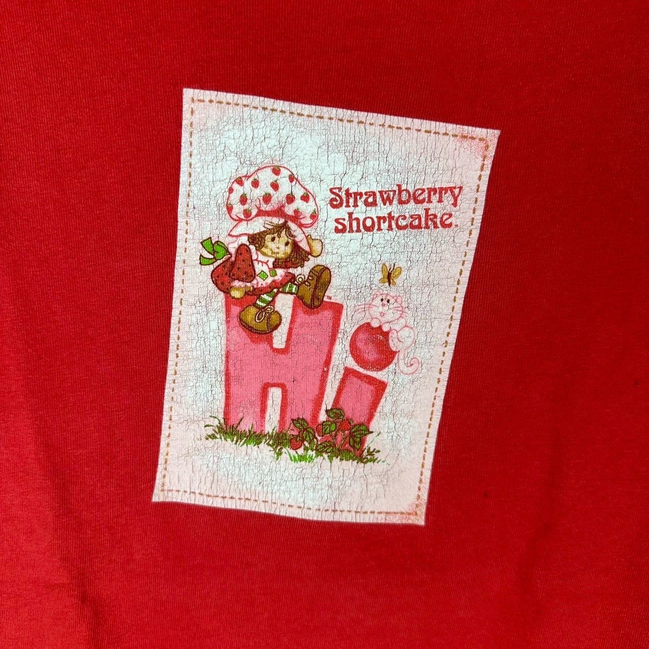 Vintage ​Vintage 90s Strawberry Shortcake Hi Artwork​ T-shirt Size US L / EU 52-54 / 3 - 2 Thumbnail