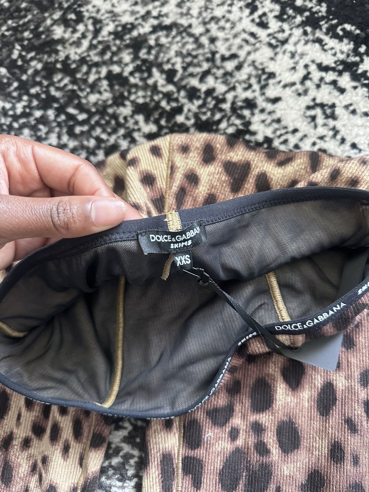 Dolce & Gabbana × SKIMS SKIMS x Dolce&Gabbana Leopard Leggings Size 25" / US 0 / IT 36 - 6 Thumbnail