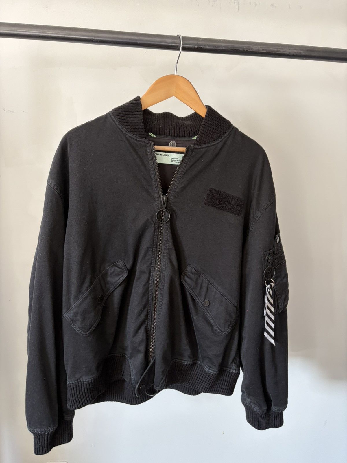 Off-White Street Bomber Size US L / EU 52-54 / 3 - 2 Thumbnail