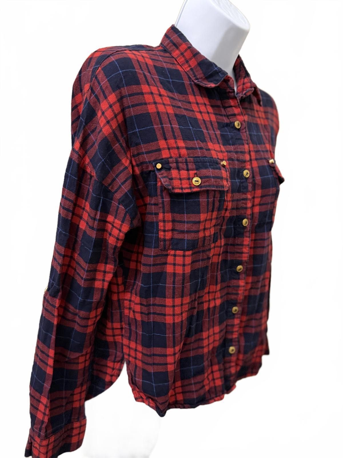 Other FIFTY STREET Flannel Longsleeve Collared Shirt (SMALL) Size S / US 4 / IT 40 - 3 Thumbnail