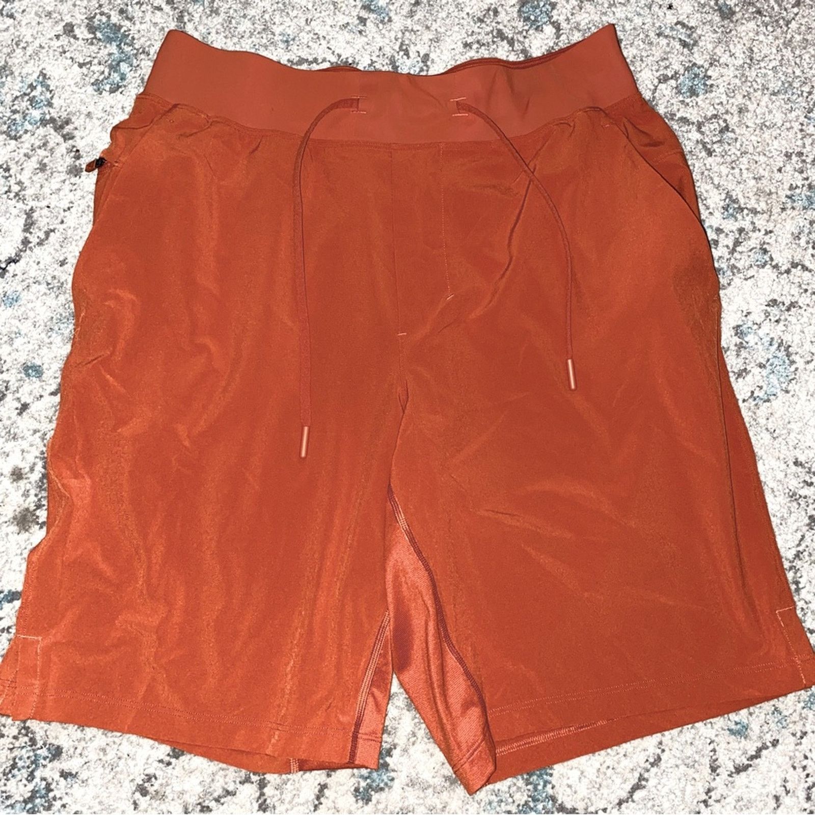 Lululemon Lululemon $68 Men’s T.H.E. Short 9" *Linerless Orange MED Size US 30 / EU 46 - 2 Thumbnail