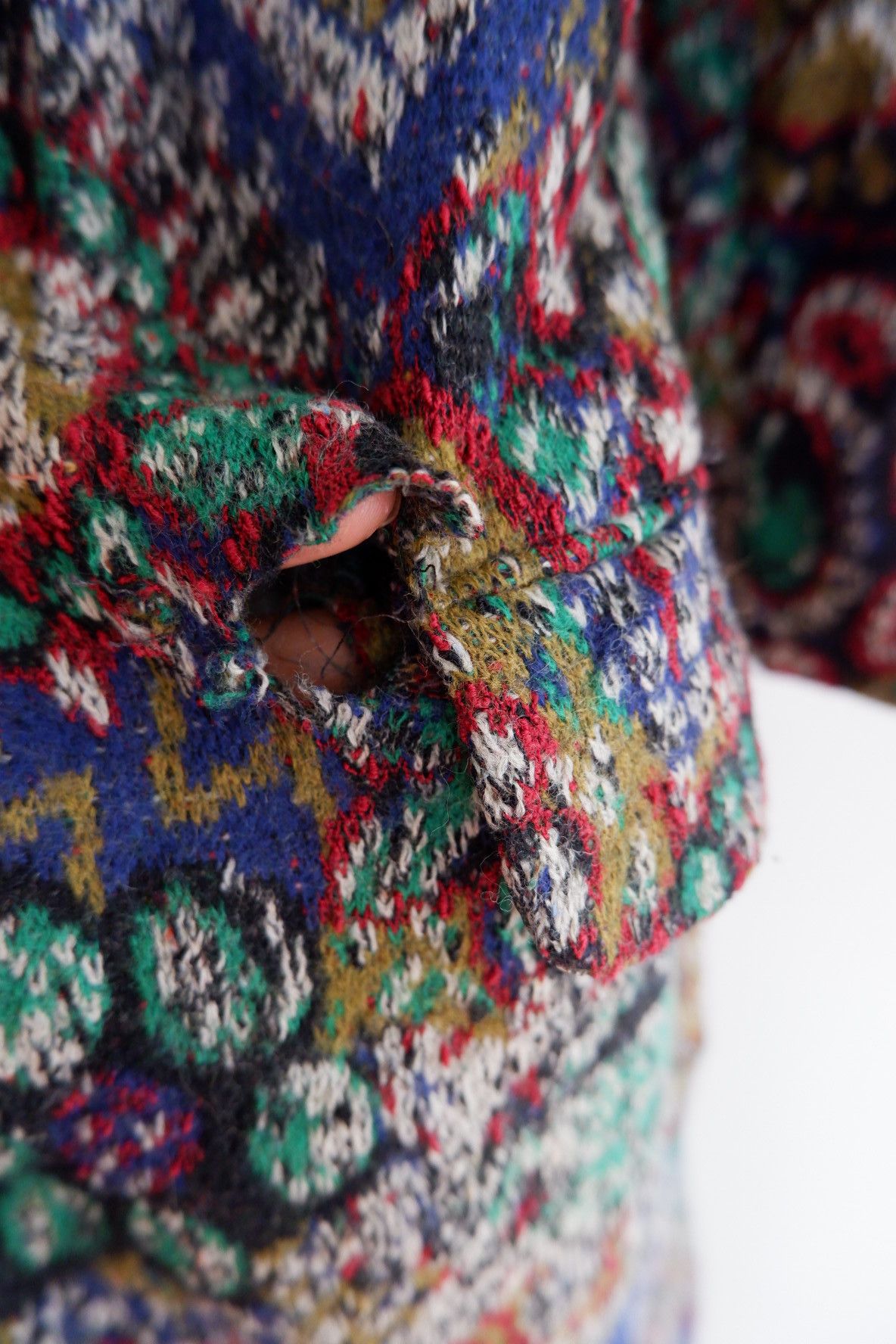 Missoni Vintage MISSONI Robe Wool Knit Coat Jacket Size M / US 6-8 / IT 42-44 - 10 Thumbnail