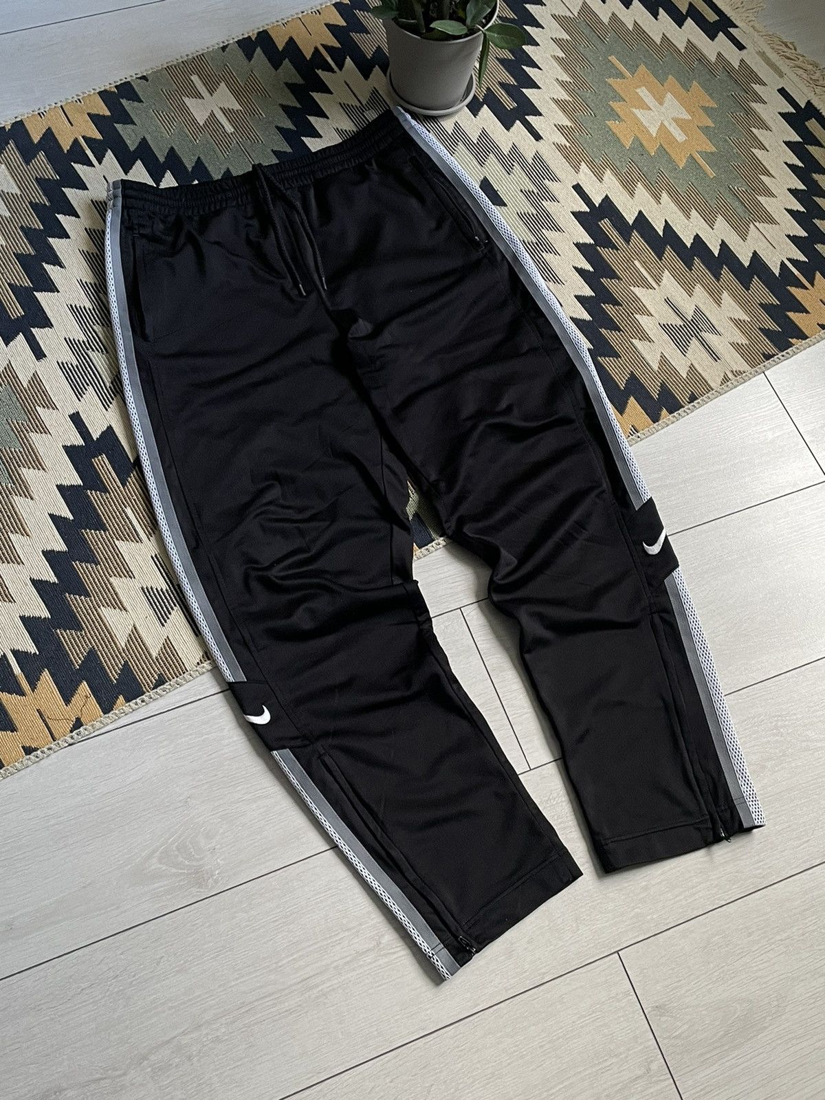 Nike × Vintage Vintage 90’s Nike Swoosh Drill Pants Size US 34 / EU 50 - 4 Thumbnail
