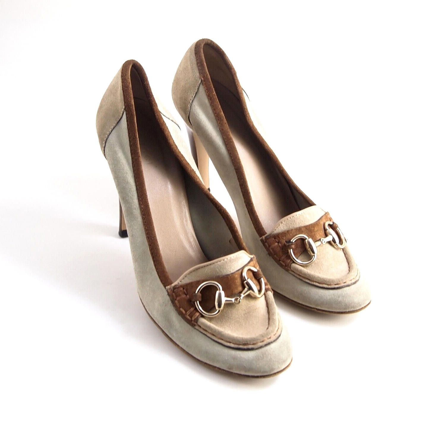 Gucci Gucci Horsebit Heels Brown Womens US 8.5 EU 38.5 C Size US 8.5 / IT 38.5 - 1 Thumbnail