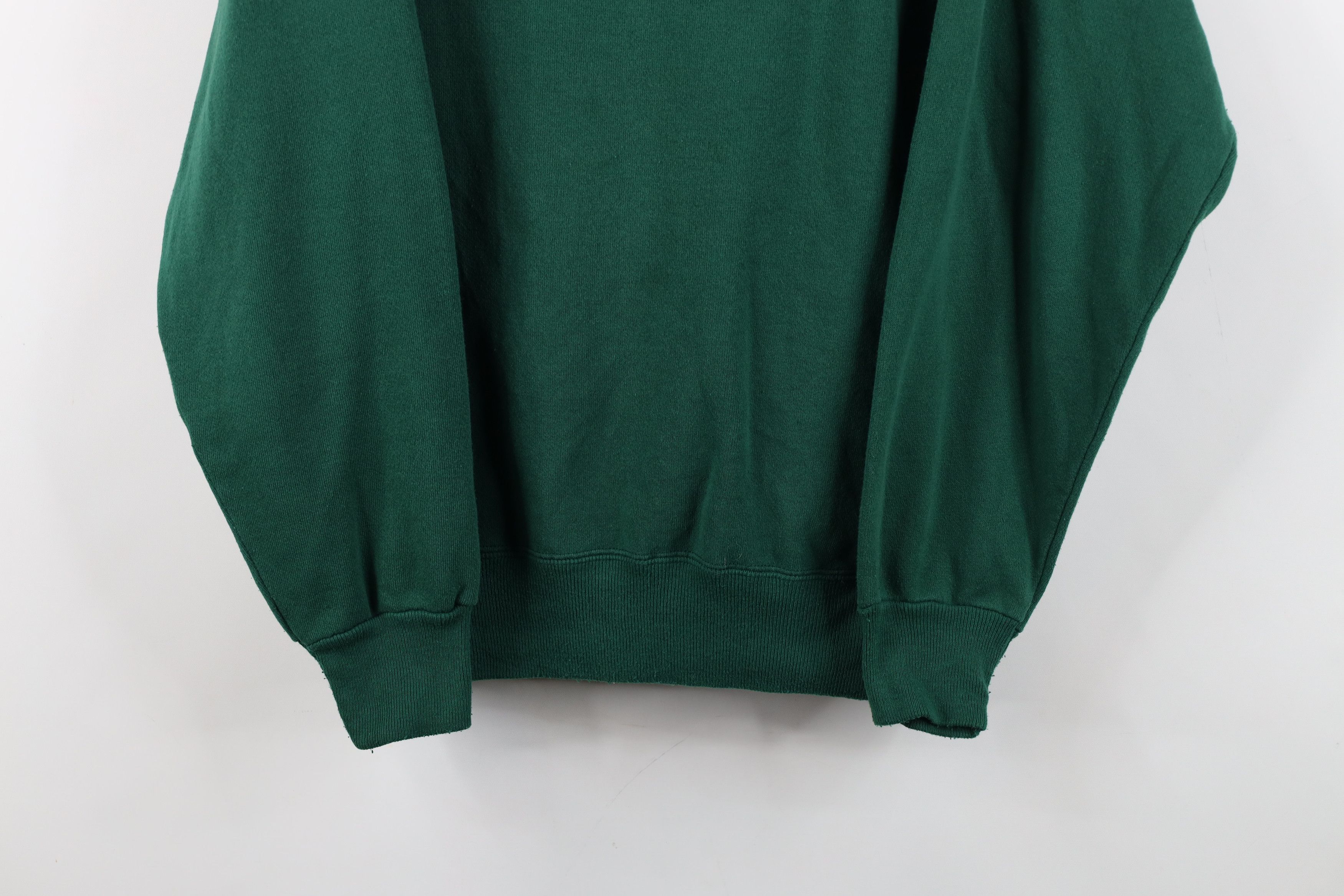 Vintage Vintage 90s Streetwear Crewneck Sweatshirt Hunter Green Size US M / EU 48-50 / 2 - 3 Thumbnail
