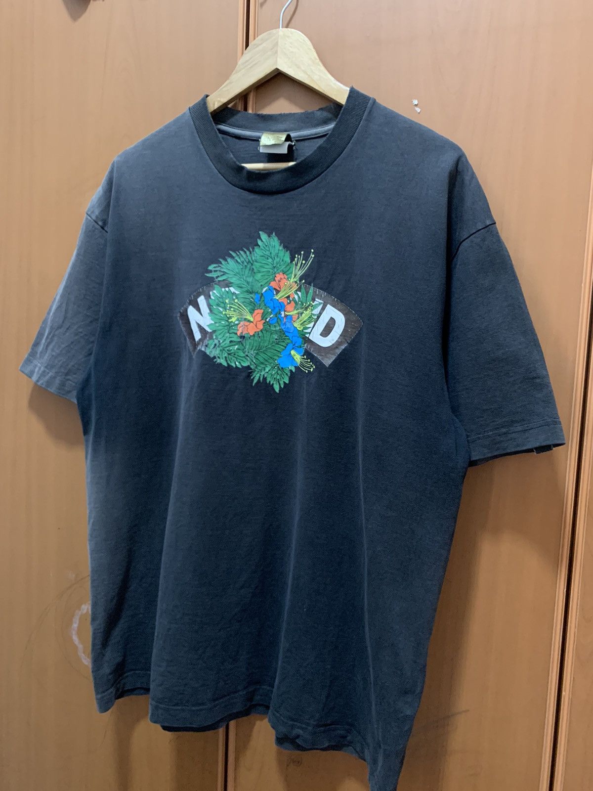 Nitraid Vintage Japanese Brand Nitraid Distressed Faded Tee Size US XL / EU 56 / 4 - 2 Thumbnail