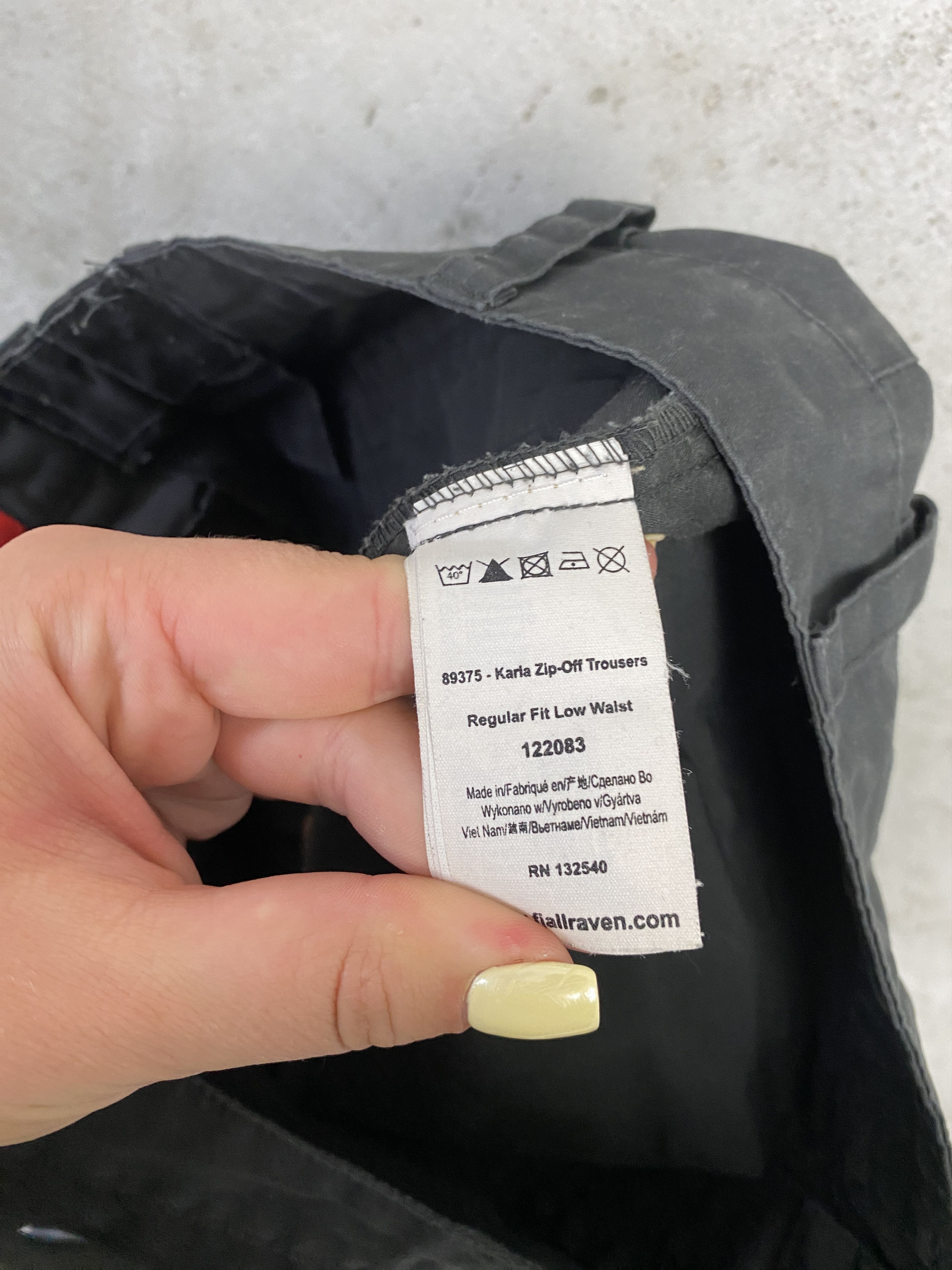 Fjallraven Fjallraven Karla Zip Off Trousers pants outdoor gorpcore Size 29" - 6 Thumbnail