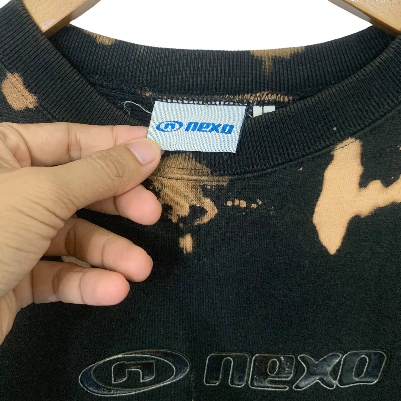 Other Nexo Bleach Tye Dye Sweatshirt Black Large Size Size US L / EU 52-54 / 3 - 3 Thumbnail
