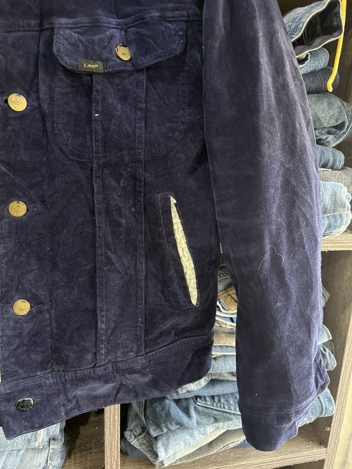 Lee 🔥Lee Riders Corduroy Sherpa Jacket Size US S / EU 44-46 / 1 - 8 Thumbnail