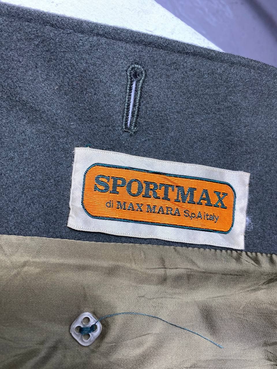 If Six Was Nine × Max Mara vintage sportsmax by max mara long wool jacket Size M / US 6-8 / IT 42-44 - 4 Thumbnail