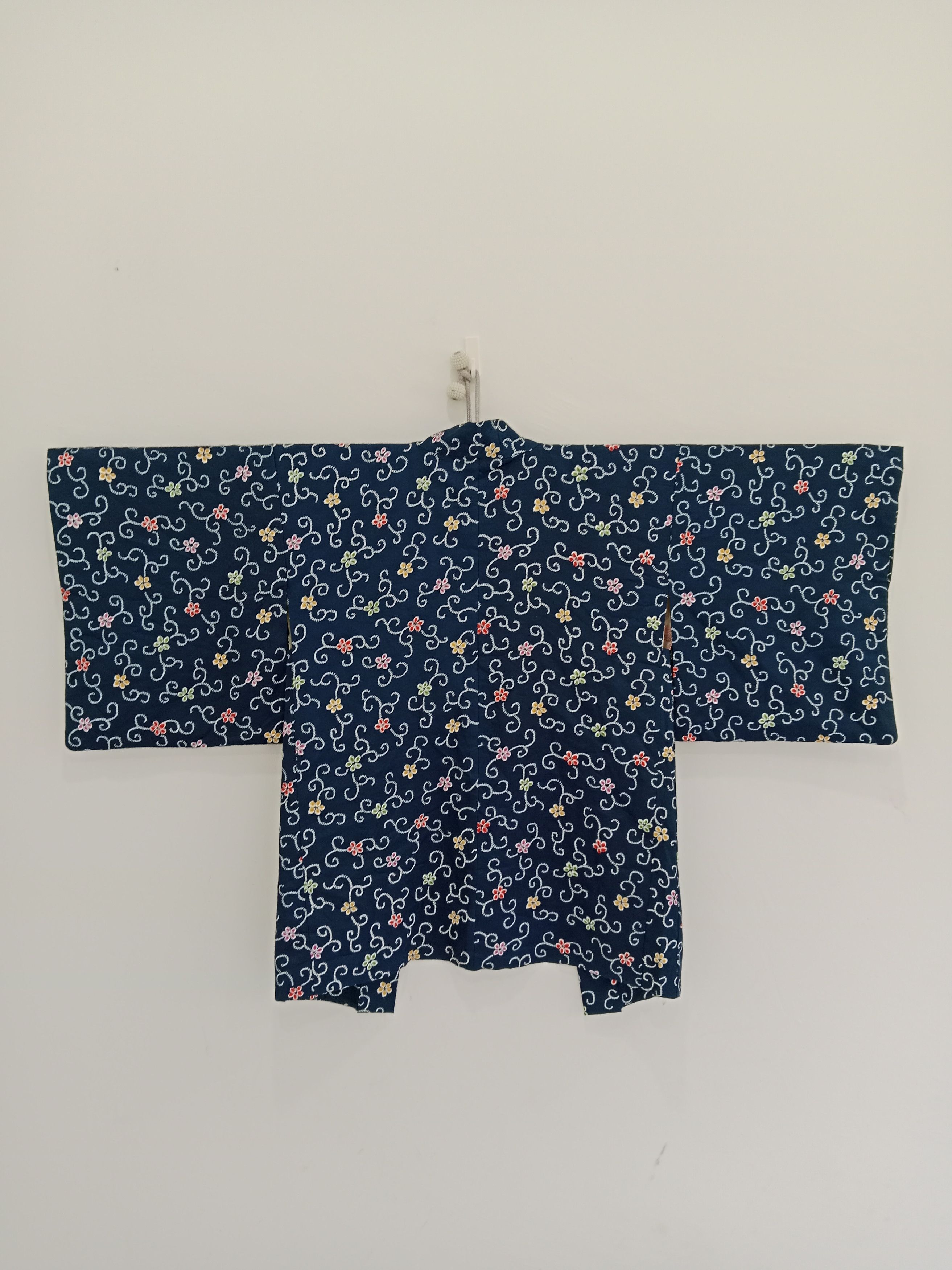 Japanese Brand Vintage Haori Kimono Flower Motif Japanese Style Size US L / EU 52-54 / 3 - 3 Thumbnail