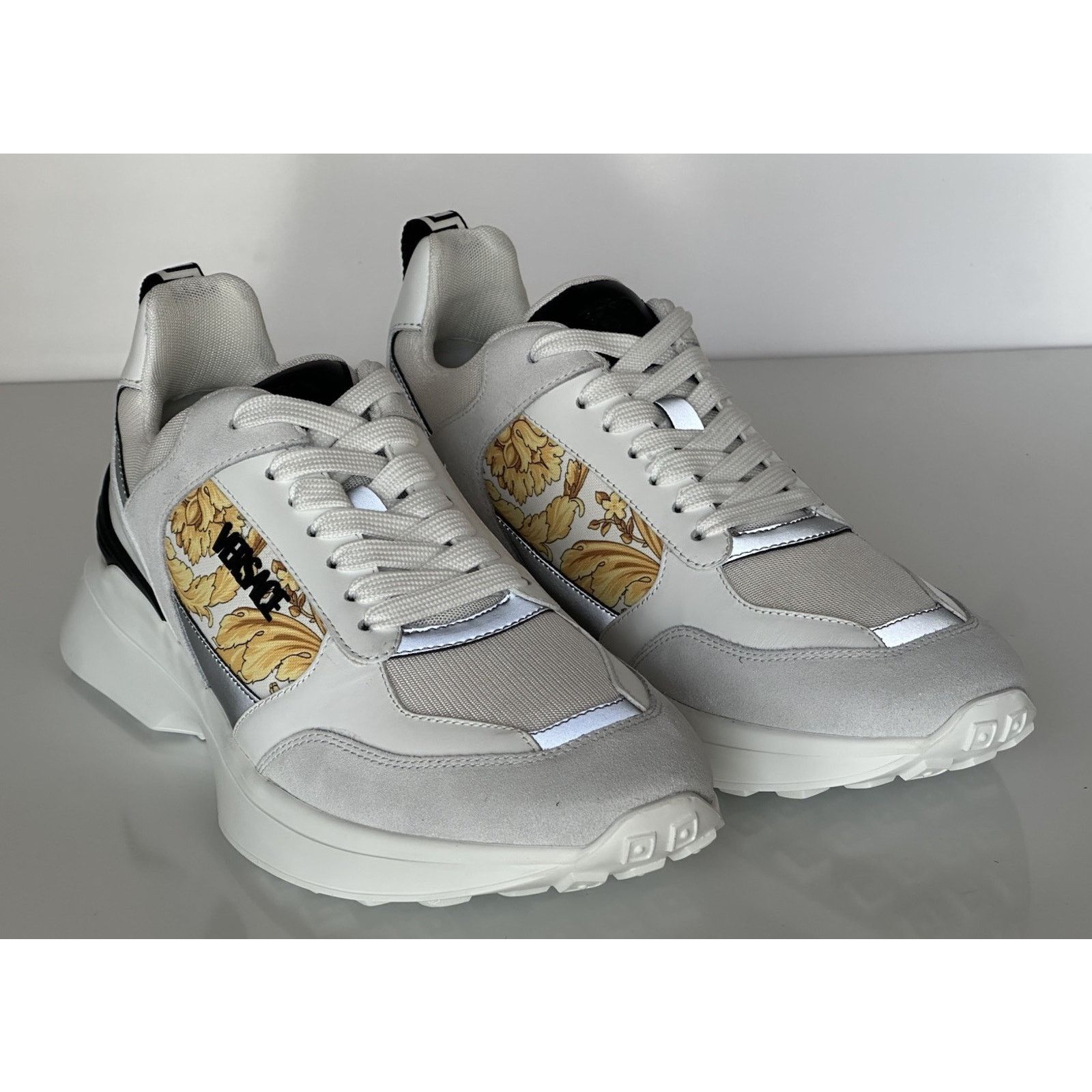 Versace Versace Medusa Men’s White/Black/Gold Sneakers 11 US 1011942 Size US 11 / EU 44 - 2 Thumbnail