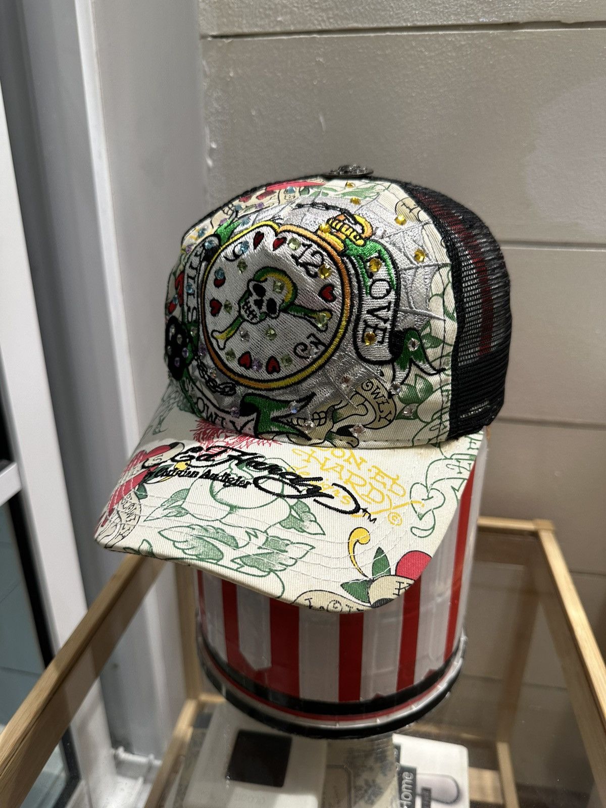 Christian Audigier × Ed Hardy Ed Hardy Rhinestone by Christian Audigier Skull Tattoo Size ONE SIZE - 2 Thumbnail