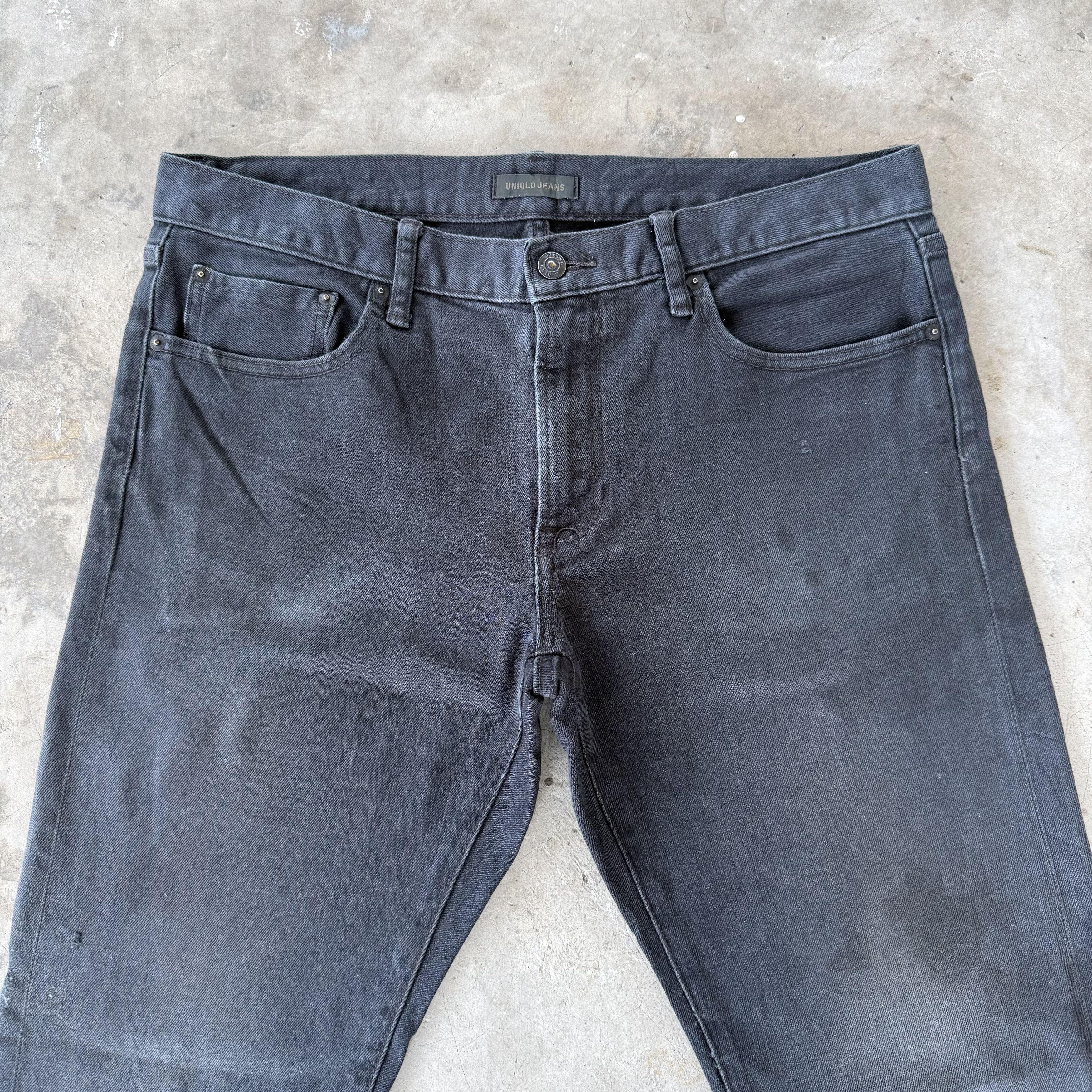 Jean W36x28 Vintage Selvedge Denim Black Jean Size US 36 / EU 52 - 2 Thumbnail