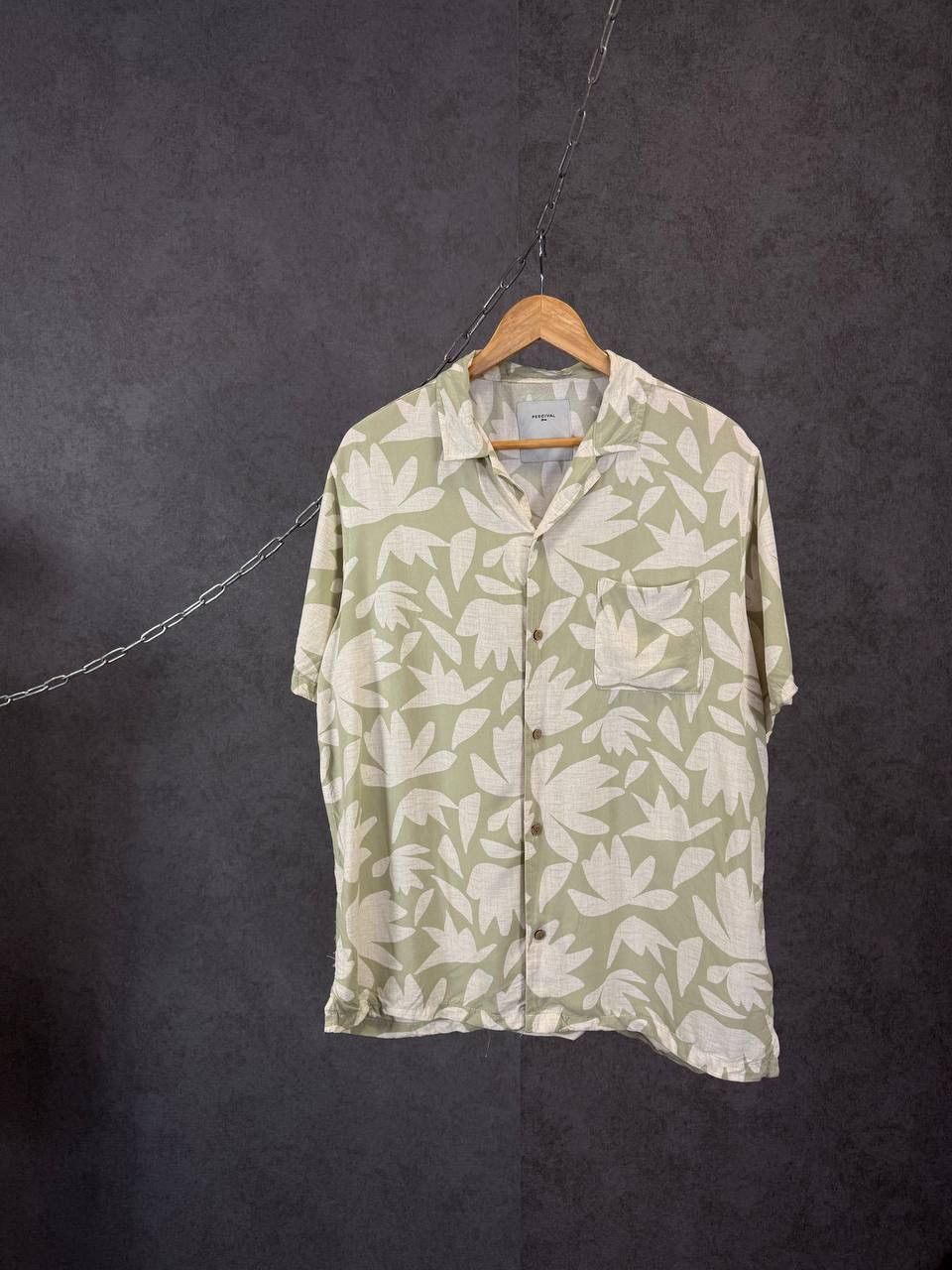 Percival Percival designer luxury hawaiian shirt Size US L / EU 52-54 / 3 - 1 Thumbnail