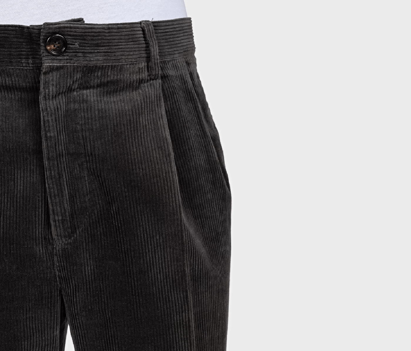Brunello Cucinelli Brunello Cucinelli Gray Corduroy Pants IT54 XXL Size US 38 / EU 54 - 4 Thumbnail