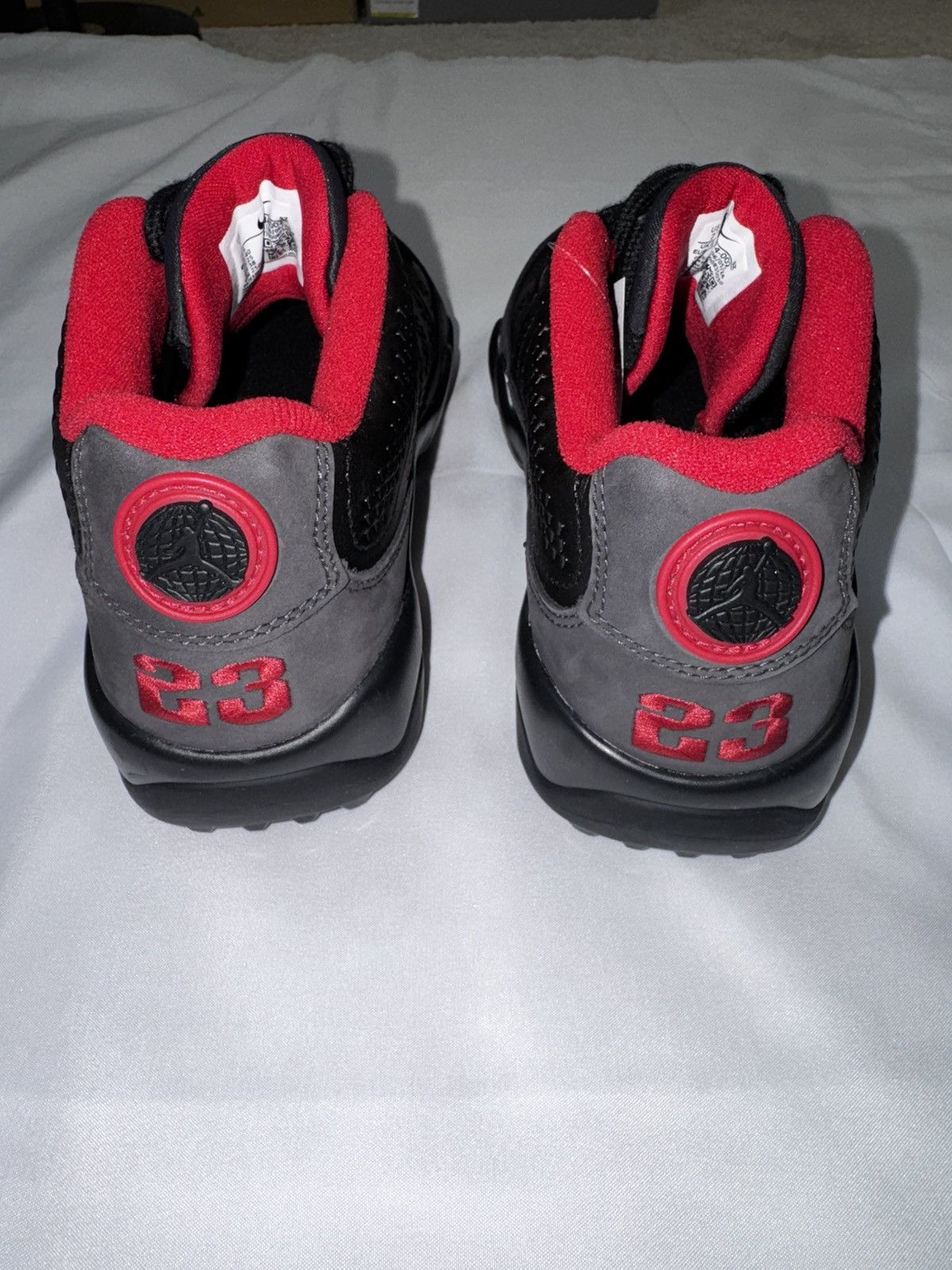 Jordan Brand 2024 Air Jordan 9 Low 'Charcoal' Cleats Size US 7 / EU 40 - 4 Thumbnail