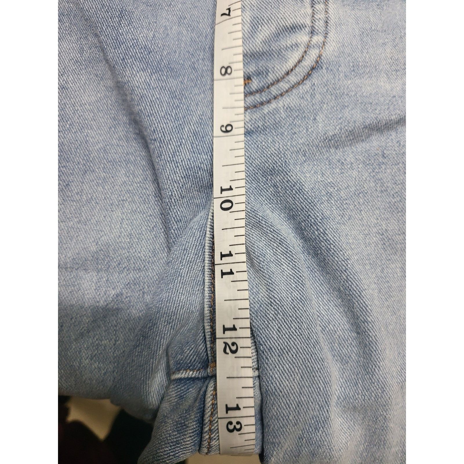 Express Express Light Wash Straight Ankle High Rise Jeans - Sz 16L Size 38" / US 16 / IT 52 - 8 Thumbnail