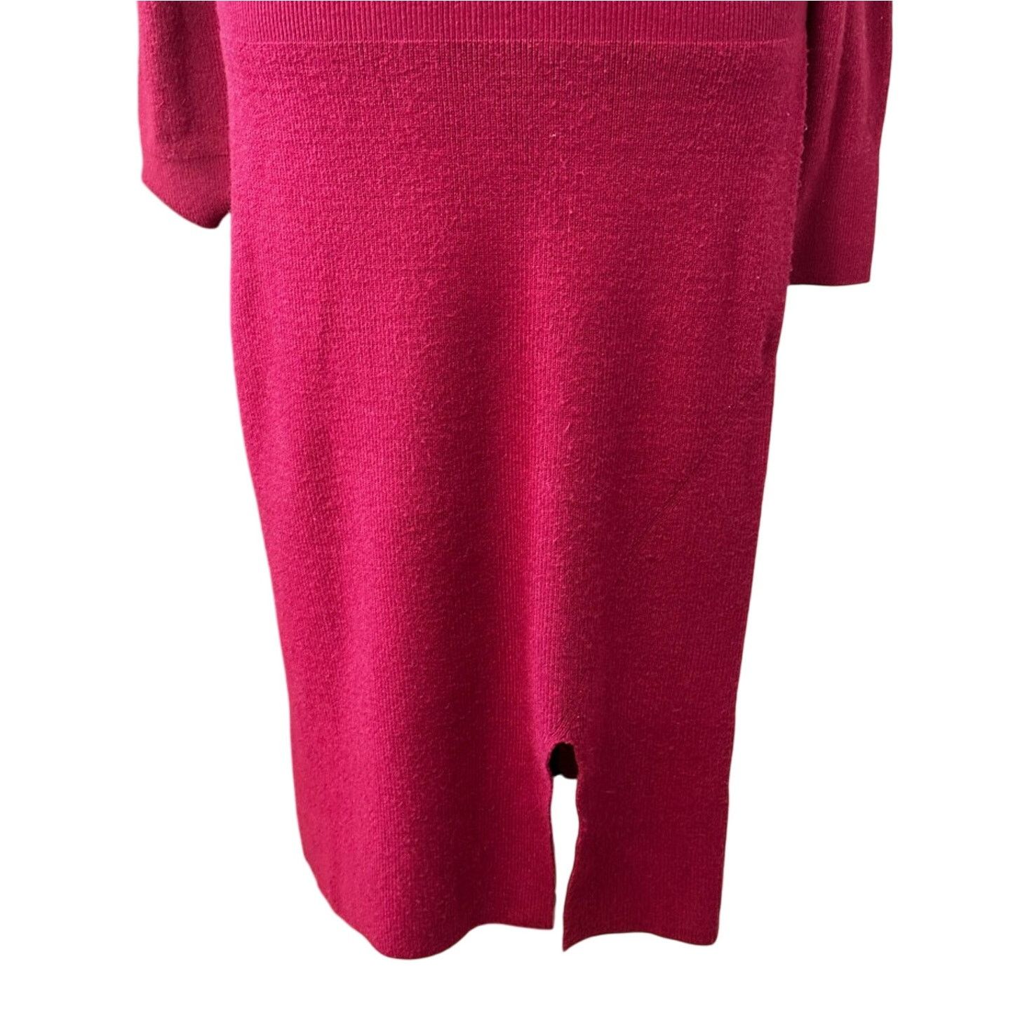 Other Chelsea28 Midi Sweater Dress Cold Shoulder Pink S NWOT Size S / US 4 / IT 40 - 7 Thumbnail
