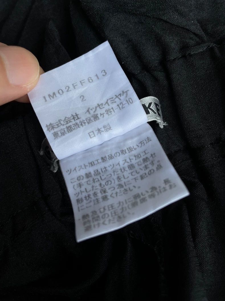 Issey Miyake Issey Miyake size:2 Black mainline pleated wide-leg pants Size 23" - 9 Thumbnail