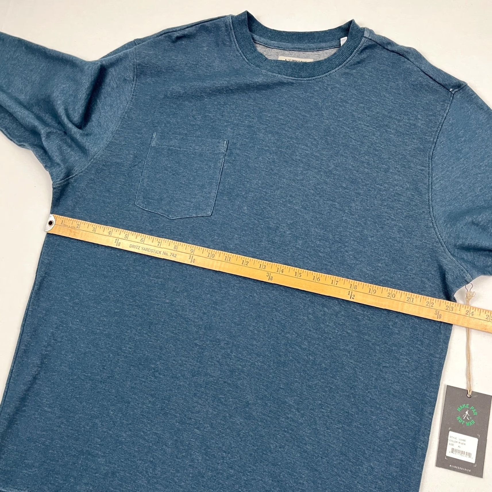 Doublet Linksoul Golf Double Knit Pocket Sweatshirt Mens XL River Blue Crew Pullover NEW Size US XL / EU 56 / 4 - 6 Thumbnail