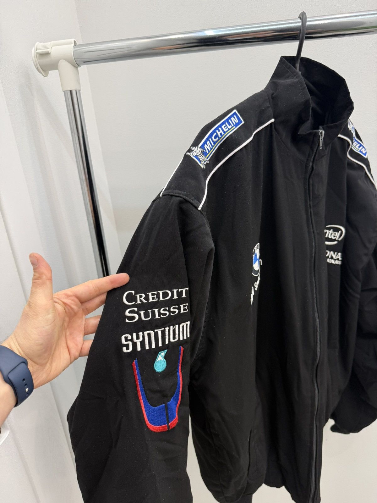 Formula 1 Vintage 2000s BMW Sauber F1 Racing Team Jacket Size US XL / EU 56 / 4 - 3 Thumbnail