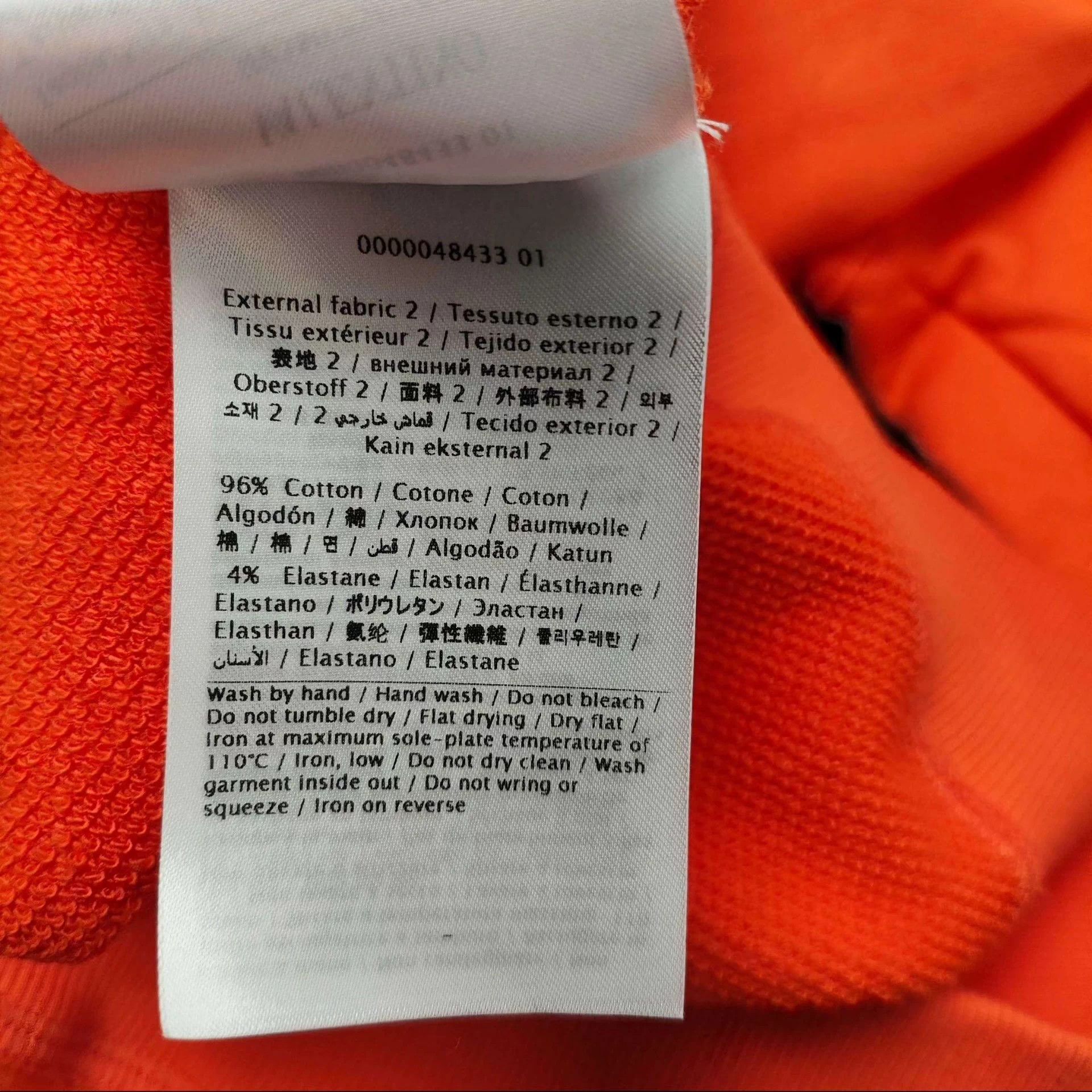 Valentino Valentino Men's Sweatshirt 180/100 Orange Size US L / EU 52-54 / 3 - 7 Thumbnail