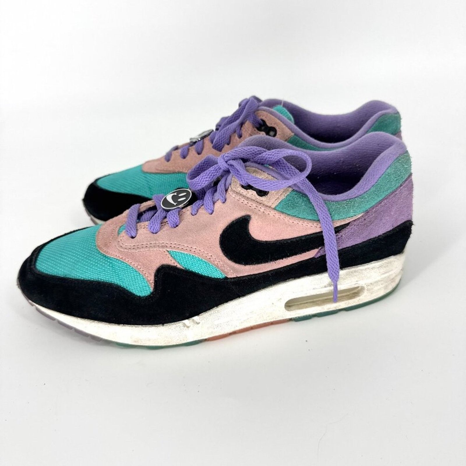 Nike Nike Air Max 1 Have a Nike Day Purple Black Bleached Coral 9 Size US 9 / IT 39 - 4 Thumbnail