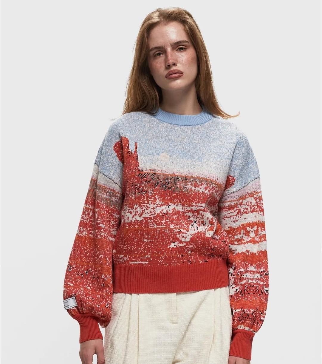 Canada Goose Canada Goose x rokh x Matt McCormick Landscape Wool Sweater Size M / US 6-8 / IT 42-44 - 4 Thumbnail