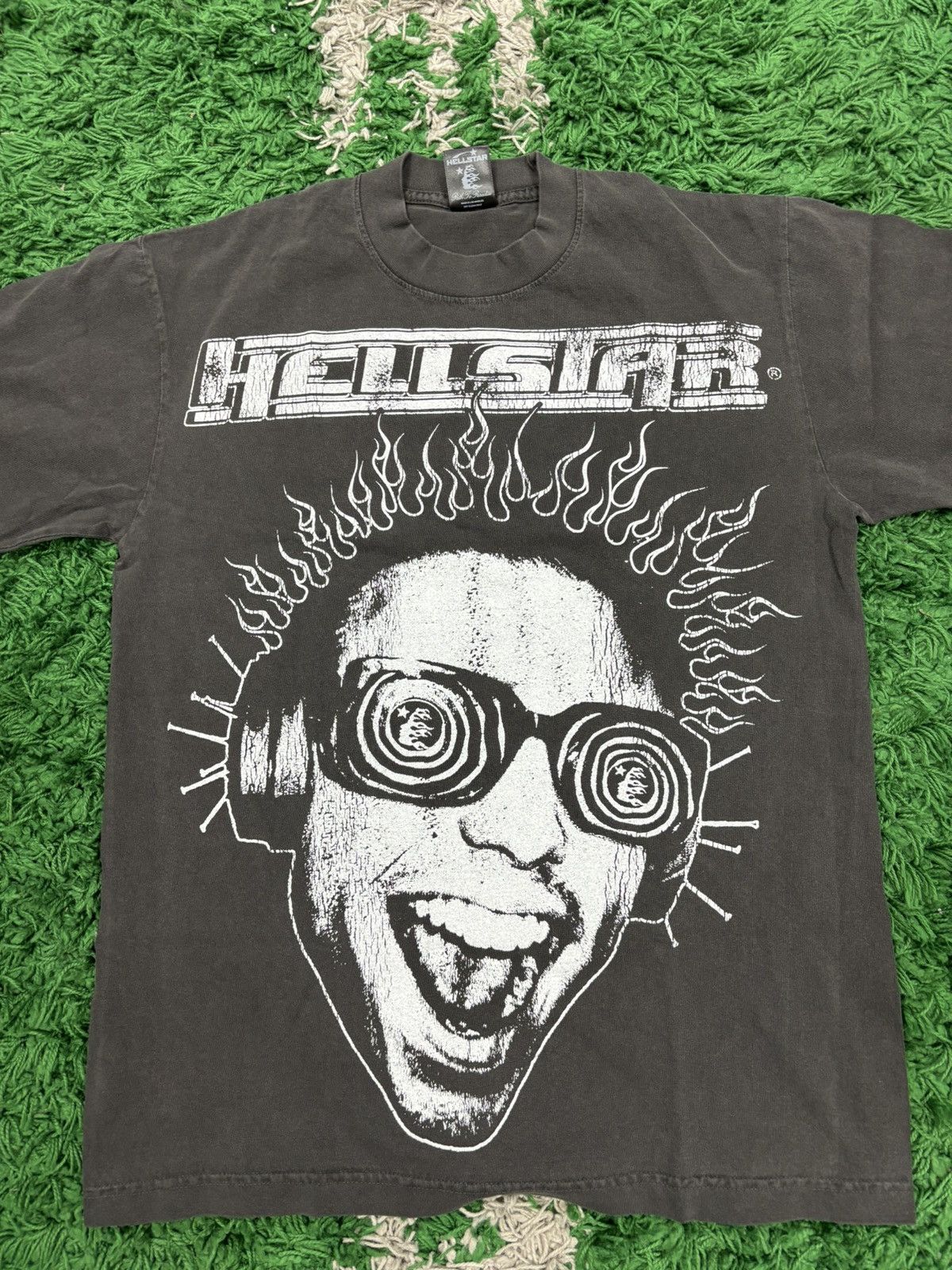 image of Hellstar Rage T Shirt Small in Black, Men's